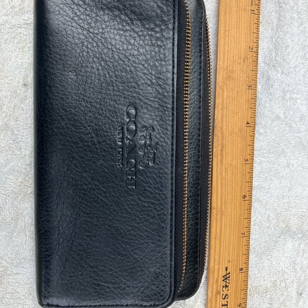 Coach Black Leather Men's Bag
